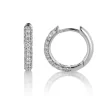 David-Andersen Gulløredobber-Øreringer, Diamanter 0,50 Ct