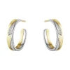 Georg Jensen Gulløredobber-Øreringer, Fusion (Store)