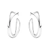 Georg Jensen Sølvøredobber-Øreringer, Infinity