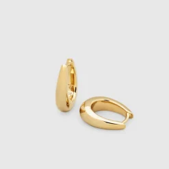 Tom Wood Sølvøredobber-Øreringer, Liz Hoop Gold