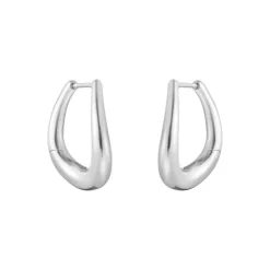 Georg Jensen Sølvøredobber-Øreringer, Offspring Medium