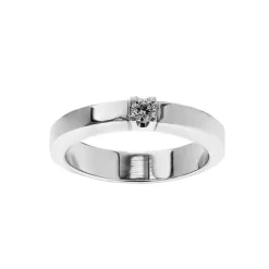 David-Andersen Diamantringer-Ring, Allianse 0,10 Ct (Kantet)