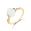 Nanis Gullringer-Ring, Amuleti Hvit Manesten