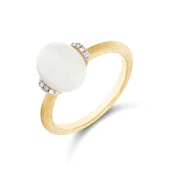 Nanis Gullringer-Ring, Amuleti Hvit Manesten