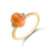 Nanis Gullringer-Ring, Amuleti Orange Aventurine