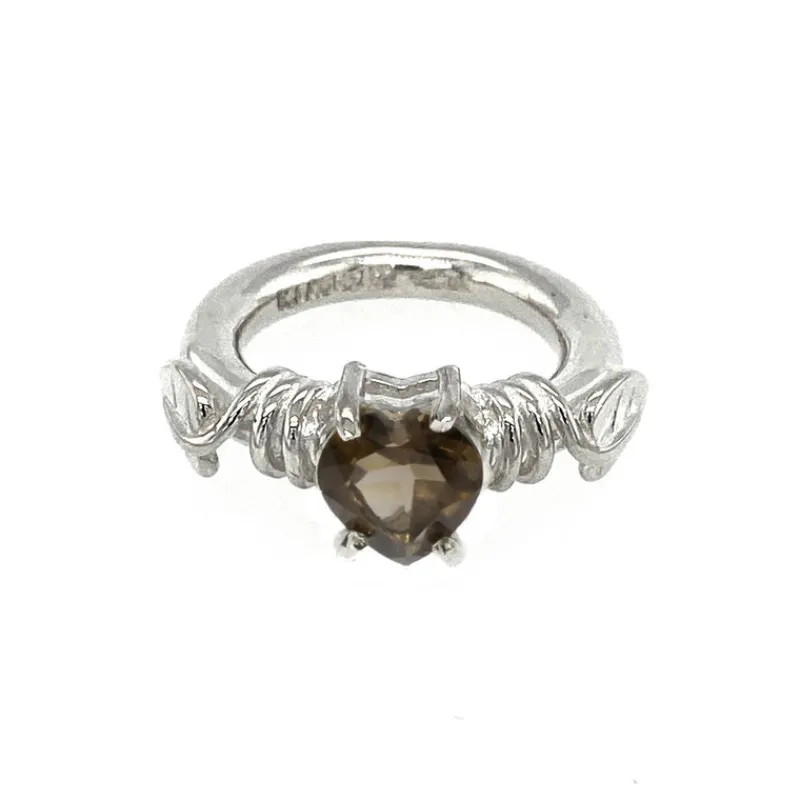 Rikke Harsheim Sølvringer-Ring, Bladring Rokkvarts