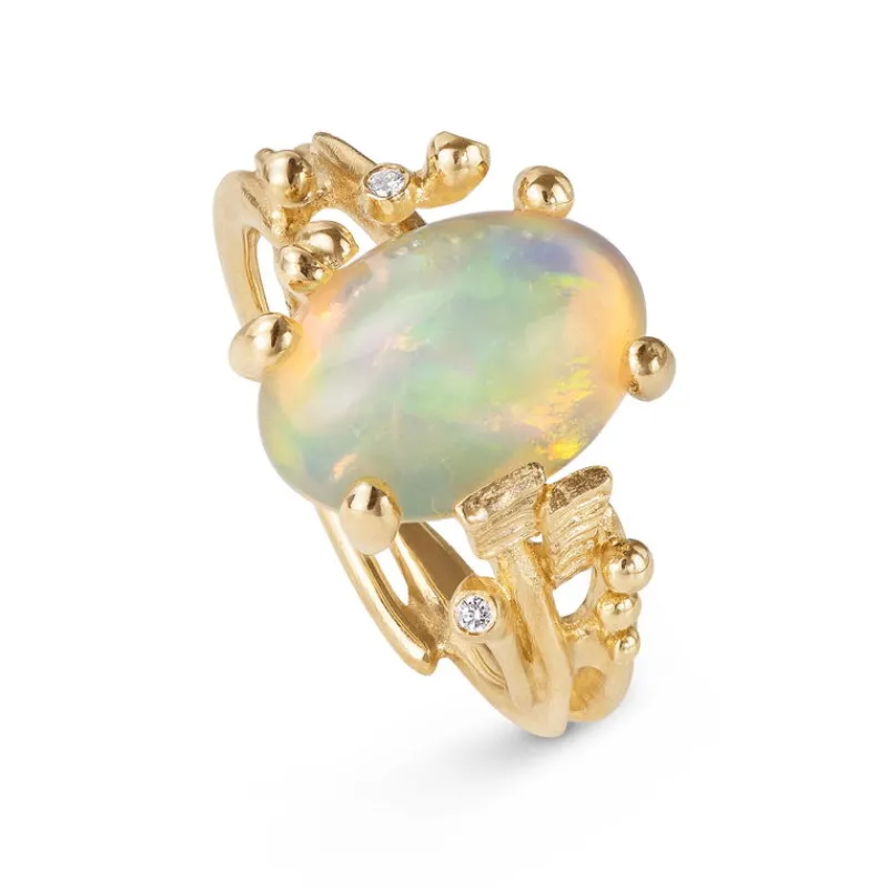 Ole Lynggaard Copenhagen Gullringer-Ring, Boho Opal