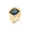 Ole Lynggaard Copenhagen Gullringer-Ring, Cushion London Bla Topas