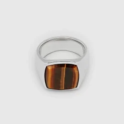 Tom Wood Farsdag-Ring, Cushion Tiger Eye