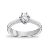 David-Andersen Forlovelsesringer-Ring, D-A 1876 (0,40 Ct)