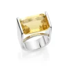 David-Andersen Sølvringer-Ring, D-A Arkiv 1970 Citrin