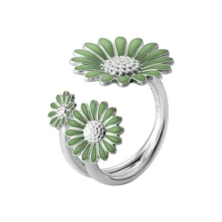 Georg Jensen Sølvringer-Ring, Daisy Gronn