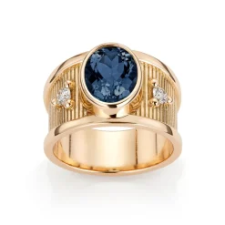 David-Andersen Gullringer-Ring, Deco London Bla Topas