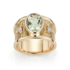 David-Andersen Gullringer-Ring, Deco Prasiolitt
