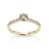 David-Andersen Diamantringer-Ring, Enstens Brilliantslipt Fancy Brown Diamant (0,74 Ct)