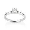 David-Andersen Diamantringer-Ring, Enstens Rund Brilliantslipt Diamant 0,50 Ct