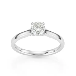 David-Andersen Diamantringer-Ring, Enstens Rund Brilliantslipt Diamant 0,70 Ct
