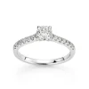 David-Andersen Diamantringer-Ring, Enstens Rund Brilliantslipt Med Diamanter (0,74 Ct )