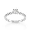 David-Andersen Diamantringer-Ring, Enstens Rund Brilliantslipt Med Diamanter (0,47 Ct)