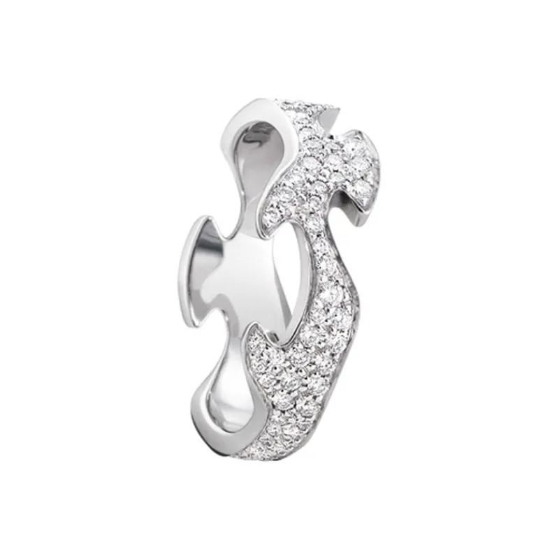 Georg Jensen Diamantringer-Ring, Fusion Midtstykke Pavert