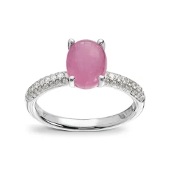David-Andersen Diamantringer-Ring, Gronlandsrubin 3,18Ct