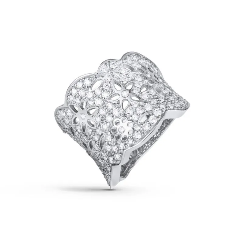 Ole Lynggaard Copenhagen Diamantringer-Ring, Lace Stor Pave
