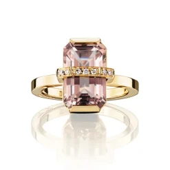 Efva Attling Gullringer-Ring, Little Bend Over Morganitt