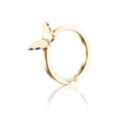 Efva Attling Gullringer-Ring, Little Miss Butterfly Gold