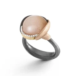 Ole Lynggaard Copenhagen Sølvringer-Ring, Lotus Str 3 Blush Manesten