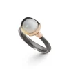 Ole Lynggaard Copenhagen Gullringer-Ring, Lotus Str 1 Hvit Manesten