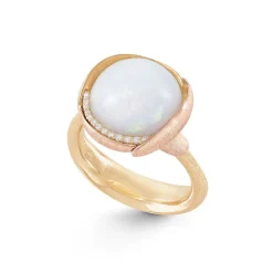 Ole Lynggaard Copenhagen Gullringer-Ring, Lotus Str 3 Med Opal