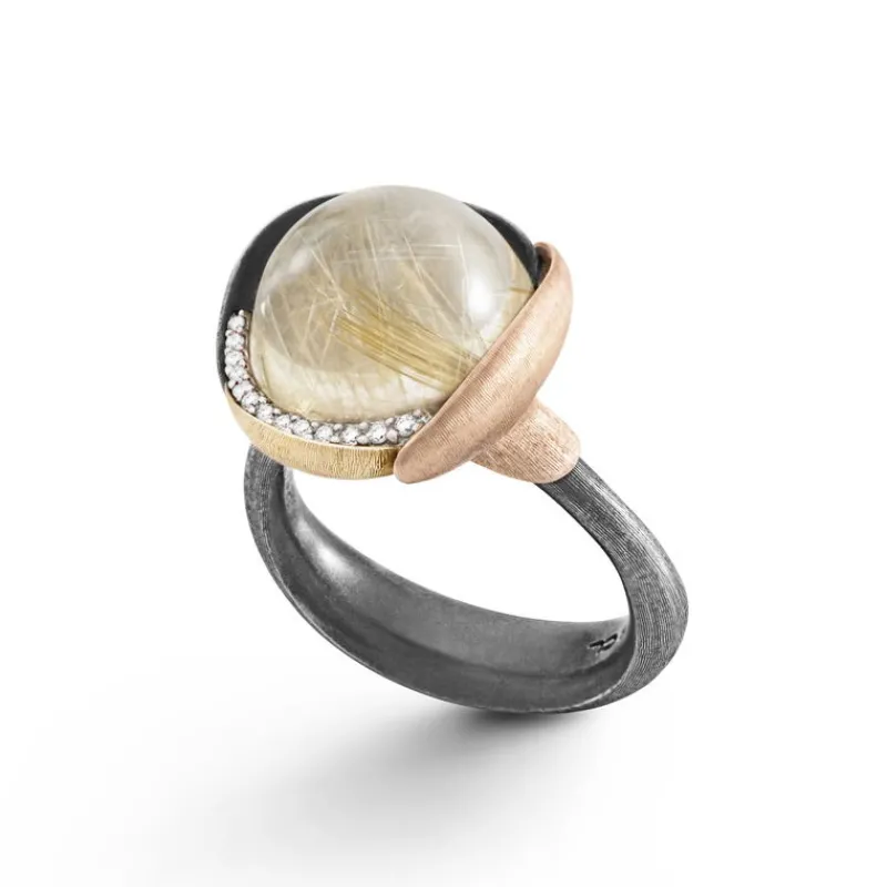Ole Lynggaard Copenhagen Diamantringer-Ring, Lotus Str 3 Rutilkvarts