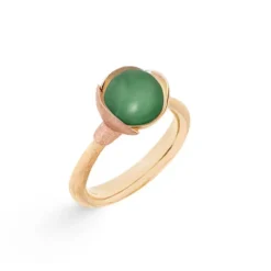 Ole Lynggaard Copenhagen Gullringer-Ring, Lotus Str 1 Serpentin