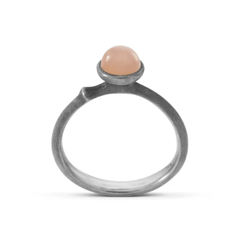 Ole Lynggaard Copenhagen Sølvringer-Ring, Lotus Tiny Blush Manesten