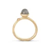 Ole Lynggaard Copenhagen Gullringer-Ring, Lotus Tiny Gra Manesten