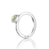 Efva Attling Sølvringer-Ring, Love Bead Green Quartz