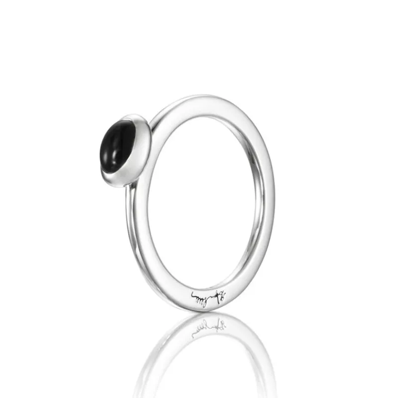 Efva Attling Sølvringer-Ring, Love Bead Onyx