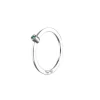 Efva Attling Sølvringer-Ring, Micro Blink - Gronn Smaragd