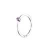 Efva Attling Sølvringer-Ring, Micro Blink - Rosa Safir