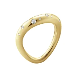 Georg Jensen Diamantringer-Ring, Offspring Med Diamanter