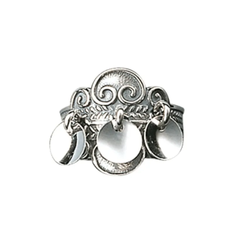 Sylvsmidja Bunadssølv-Ring, Oksidert M. Lov