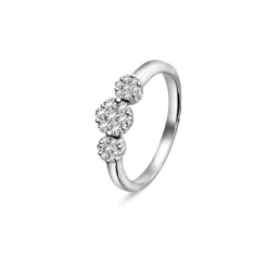 David-Andersen Diamantringer-Ring, Rosett (0,48 Ct)