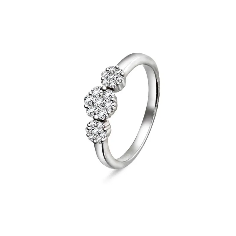 David-Andersen Diamantringer-Ring, Rosett (0,48 Ct)