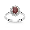 David-Andersen Diamantringer-Ring, Rosett Rubin