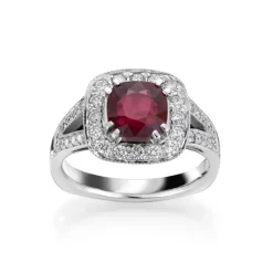 David-Andersen Gullringer-Ring, Rubin 2,03 Ct