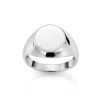 David-Andersen Sølvringer-Ring, Signet Oval