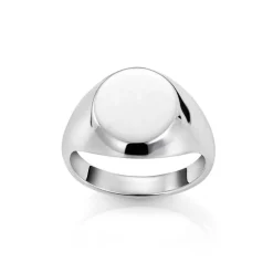 David-Andersen Sølvringer-Ring, Signet Oval