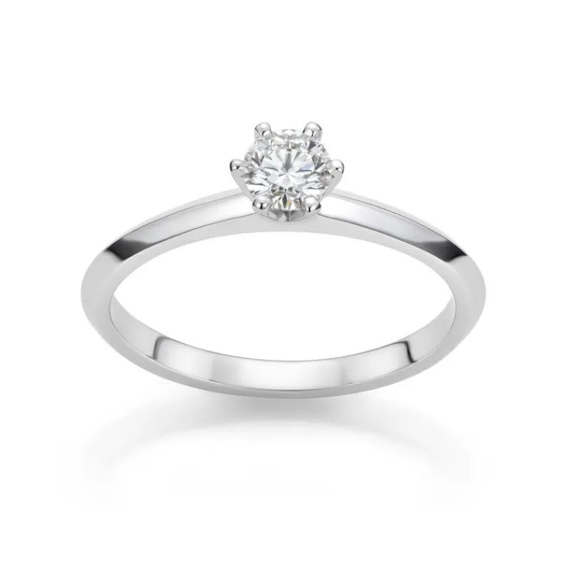 David-Andersen Diamantringer-Ring, Solitaer 0,30 Ct