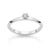 David-Andersen Diamantringer-Ring, Solitaer 0,10 Ct