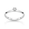 David-Andersen Diamantringer-Ring, Solitaer 0,15 Ct
